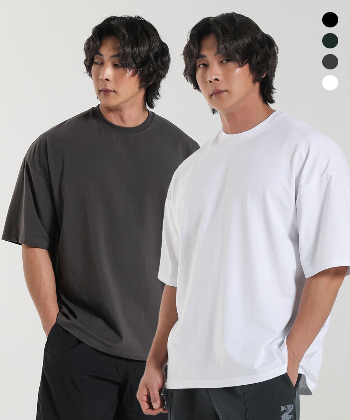 몰든(MALDEN) [2pack] 스탠다드 루즈핏 무지 티셔츠
