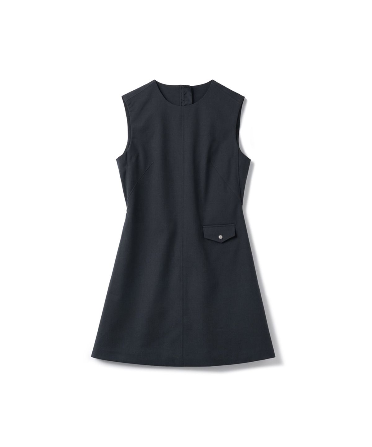 에르에르(ERER) Seam Detail Dress Navy