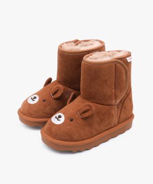 러블리 베어 아동 퍼 부츠