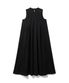 Pleated Detail Dress Black