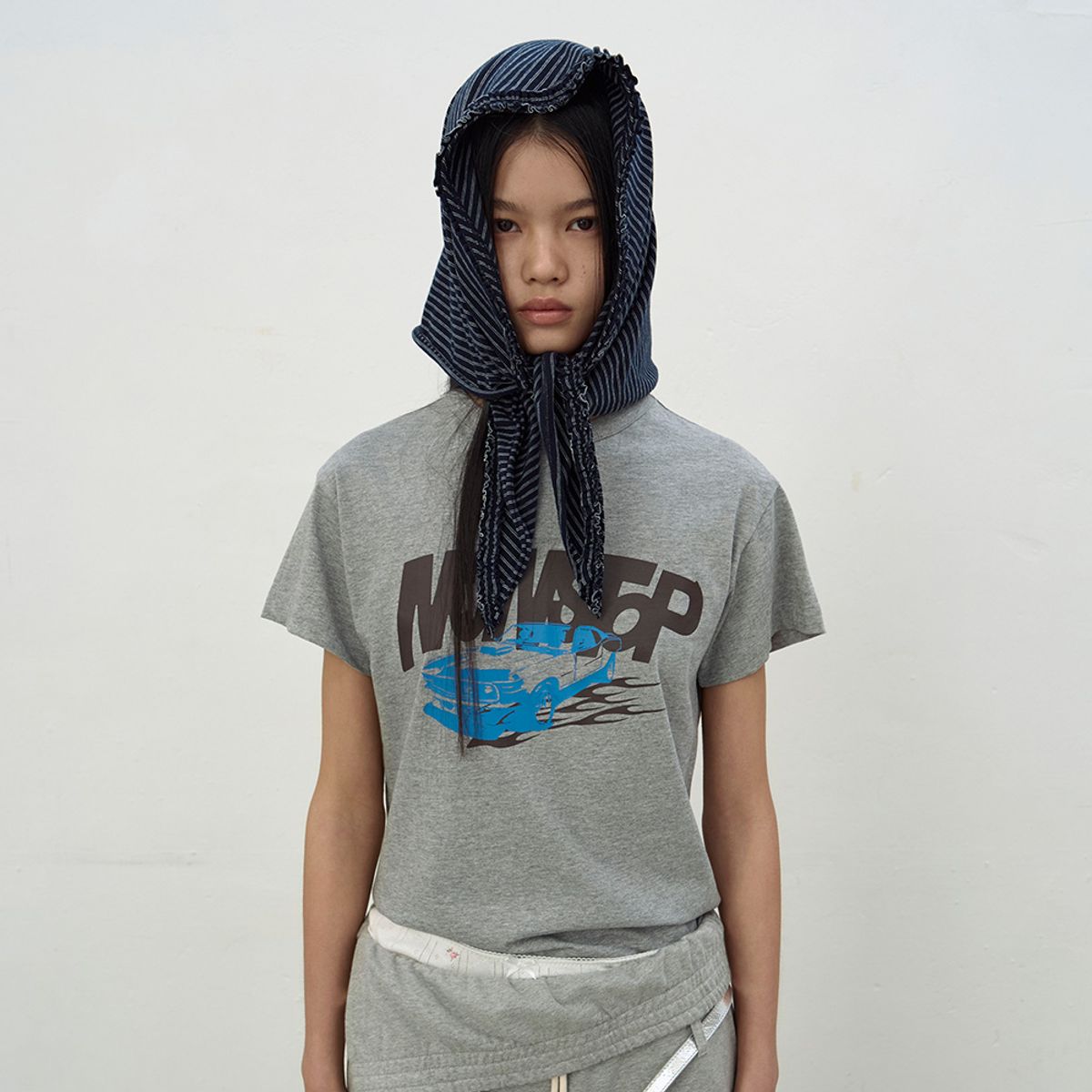 엘씨디씨티엠(LCDC™) NONSTOP PRINT T-SHIRTS (MELANGE GREY)