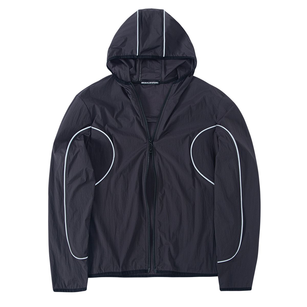 이레귤러(IRREGULAR) PARA LIGHT HOOD ZIP-UP (BROWN)
