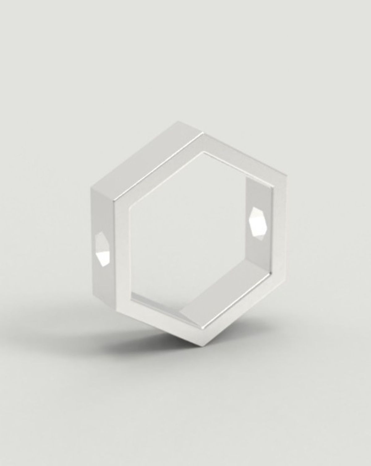 르네오브제(RENEOBJET) DIN  HEX ENGRAVED RING [STERLING SILVER] 육각 925 실버 링 반지