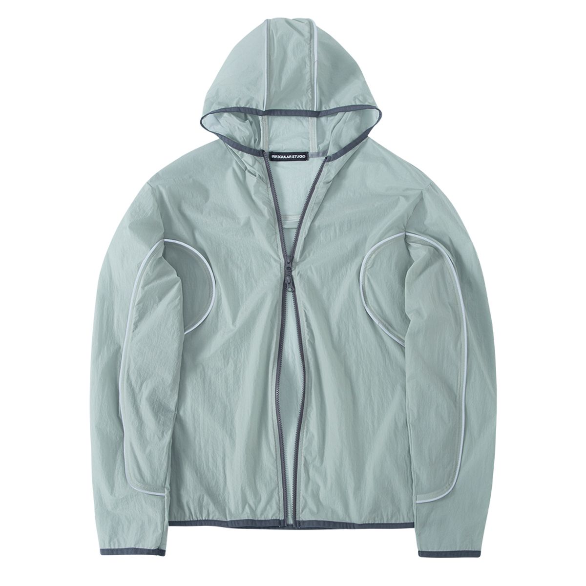 이레귤러(IRREGULAR) PARA LIGHT HOOD ZIP-UP (JADE)