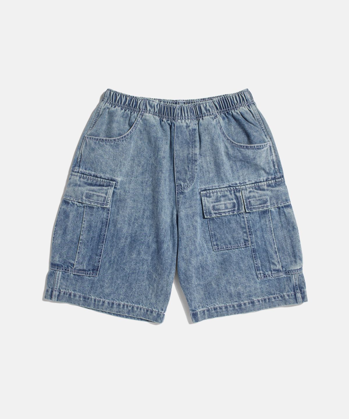에스피오나지(ESPIONAGE) Denim M51 Field Shorts Light Indigo