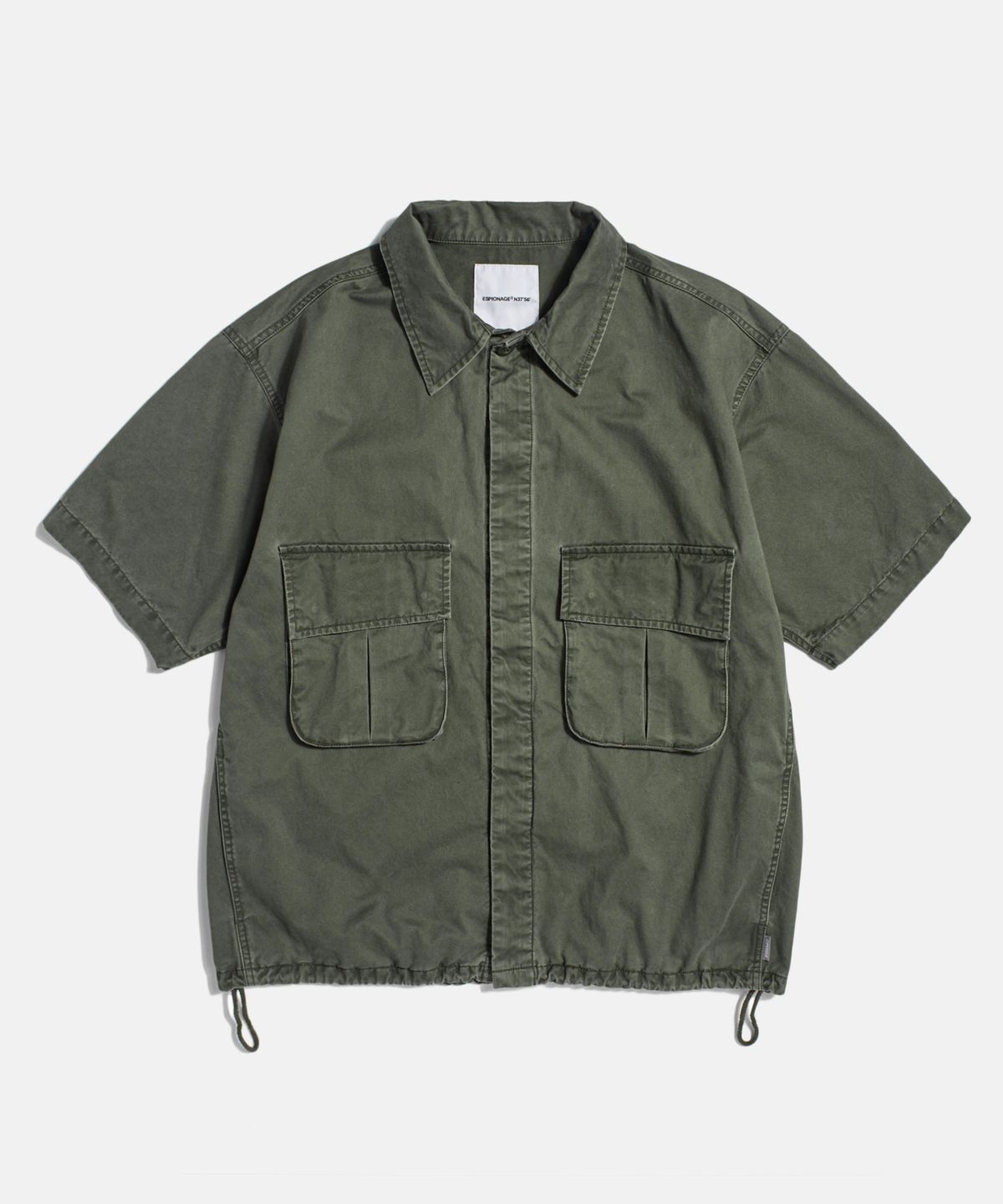 에스피오나지(ESPIONAGE) Jungle Fatigue S/S Outer Shirt Olive