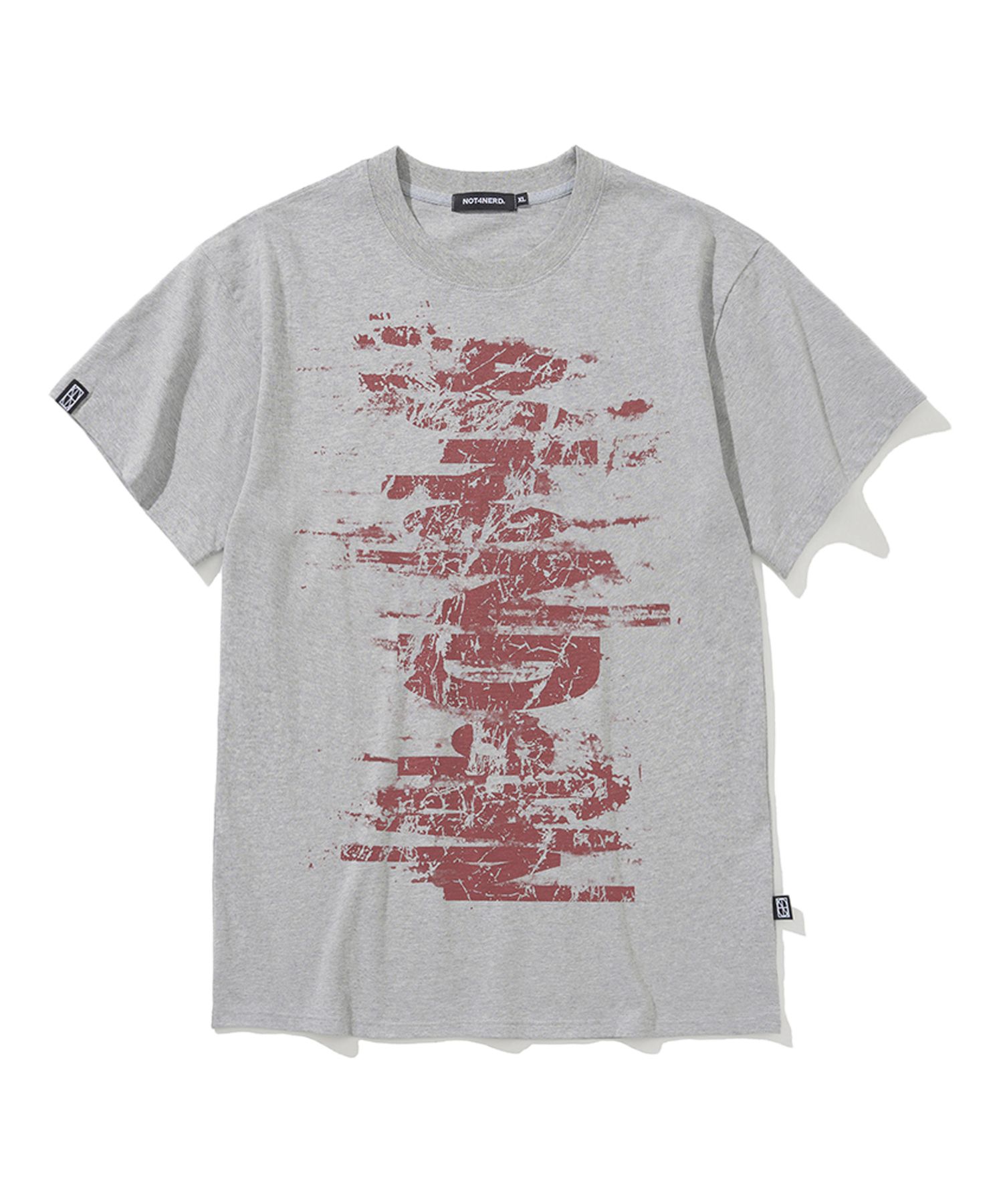 [NOT4NERD] Brick Paint Logo Regular Fit T-Shirts ☆送料込☆ MUSINSA | NOT4NERD Brick Paint Logo Regular Fit T-Shirts - Black