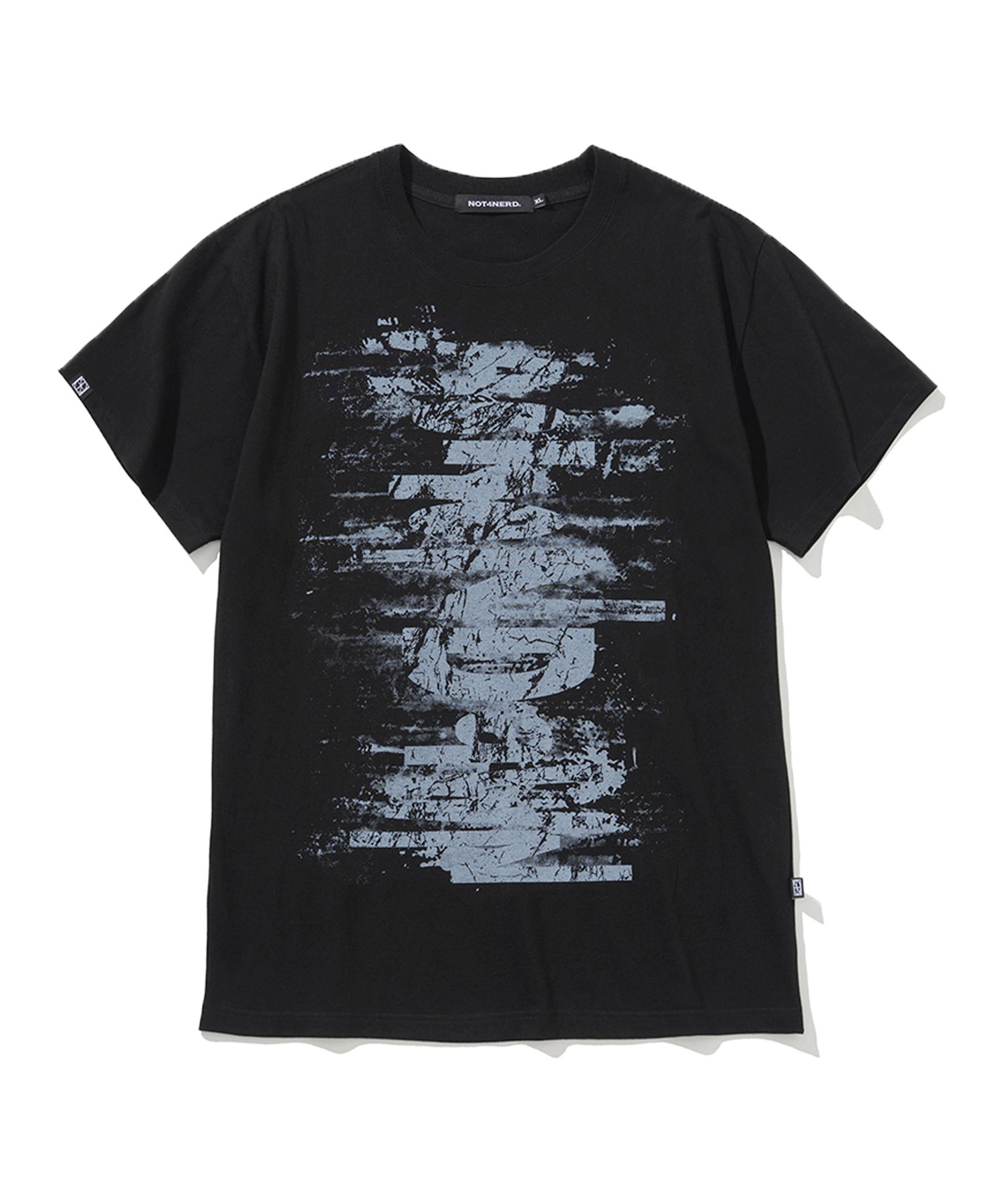 Tシャツ・カットソー NOT4NERD Brick Paint Logo Regular Fit TShirts Black J1TS017 MUSINSA | NOT4NERD Brick Paint Logo Regular Fit T-Shirts - Black