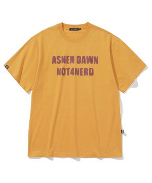 Spray Ashen Dawn Logo T-Shirts - Yellow