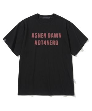 Spray Ashen Dawn Logo T-Shirts - Black