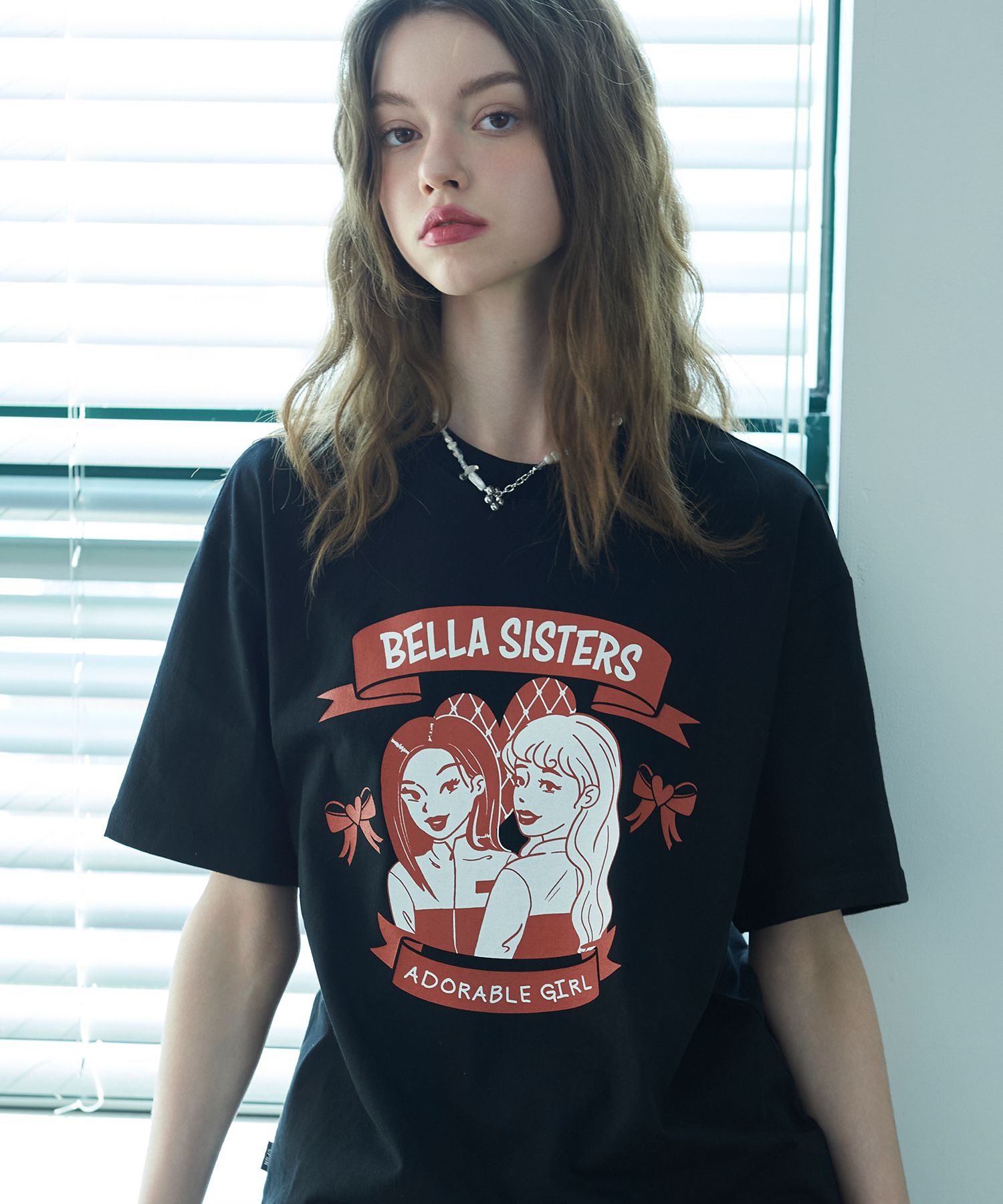 【CPGN STUDIO】25SS★ Sisters Short Sleeve Tee MUSINSA | CPGN STUDIO Sisters Short Sleeve T-shirt Black