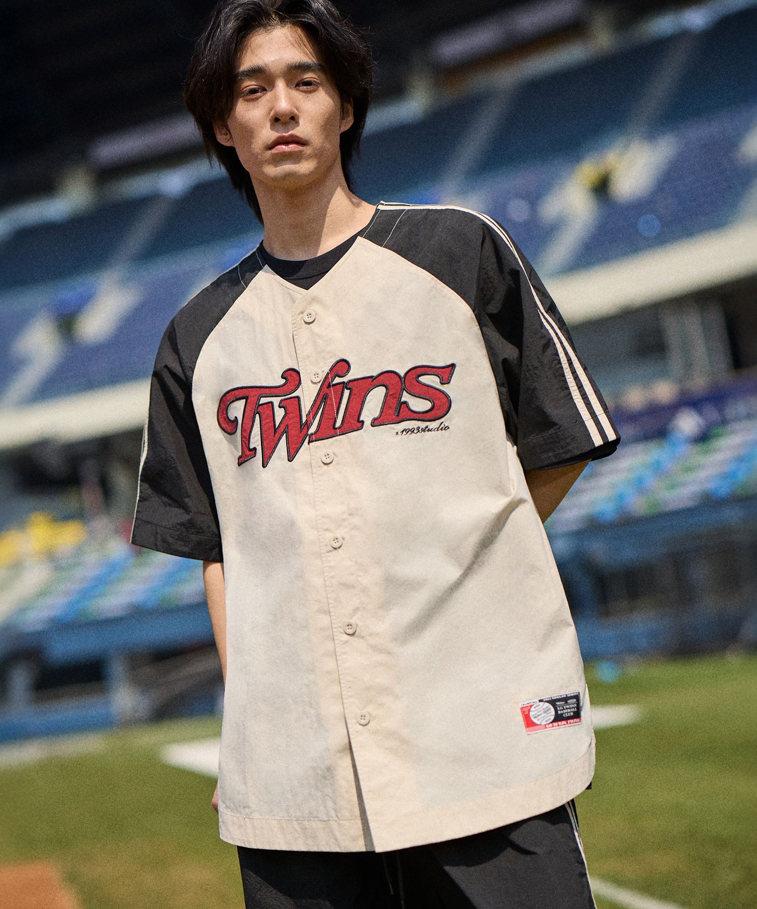 MUSINSA | 1993STUDIO [LG Twins x 1993 Studio] Baseball Woven