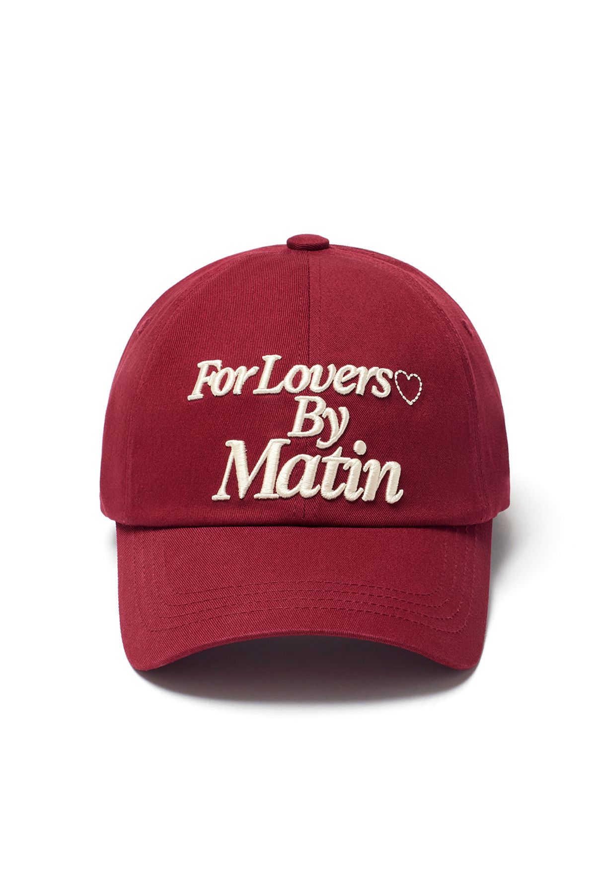 MUSINSA公式 | MATIN KIM FOR LOVERS LOGO POINT BALL CAP IN RED