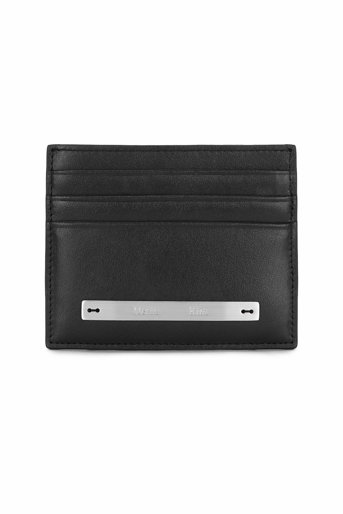 MUSINSA | MATIN KIM SLIM METAL CARD HOLDER IN BLACK