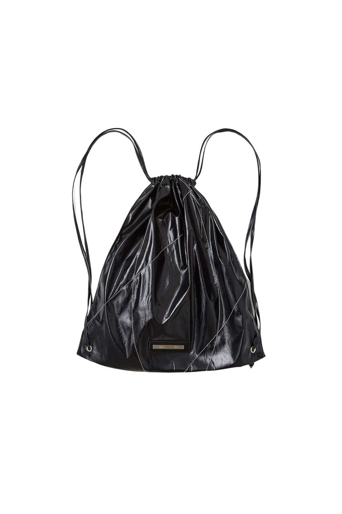 【MATIN KIM】STRING COATING BACK PACK ★送料・関税込★ MUSINSA公式 | MATIN KIM STRING COATING BACK PACK IN BLACK