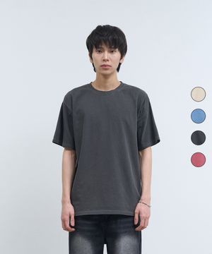 피그먼트 다잉 코튼 티셔츠 - 4 COLOR