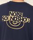 노이즈 사운드 샵 코튼 티셔츠 - 네이비