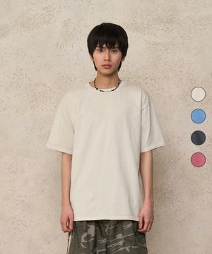 [2PACK] 피그먼트 다잉 코튼 티셔츠 - 4 COLOR