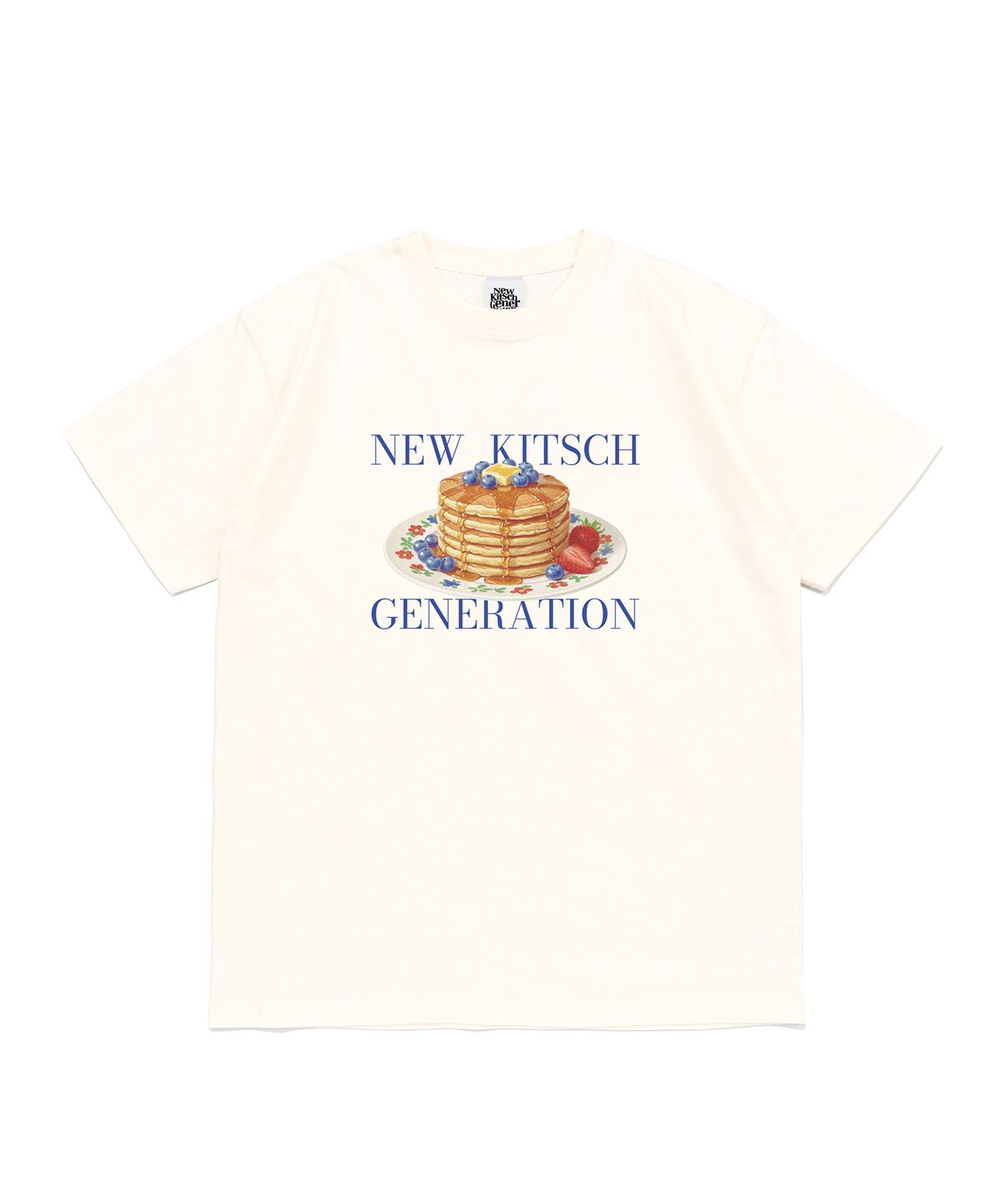 뉴키치(NEWKITSCH) PANCAKE SHORT SLEEVE (IVORY)