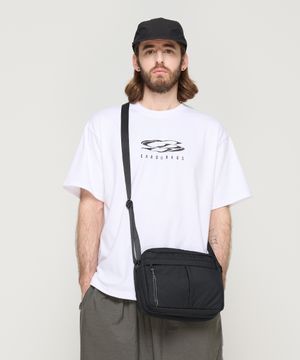 CB 트래블 라인 투 포켓 크로스백 (블랙)