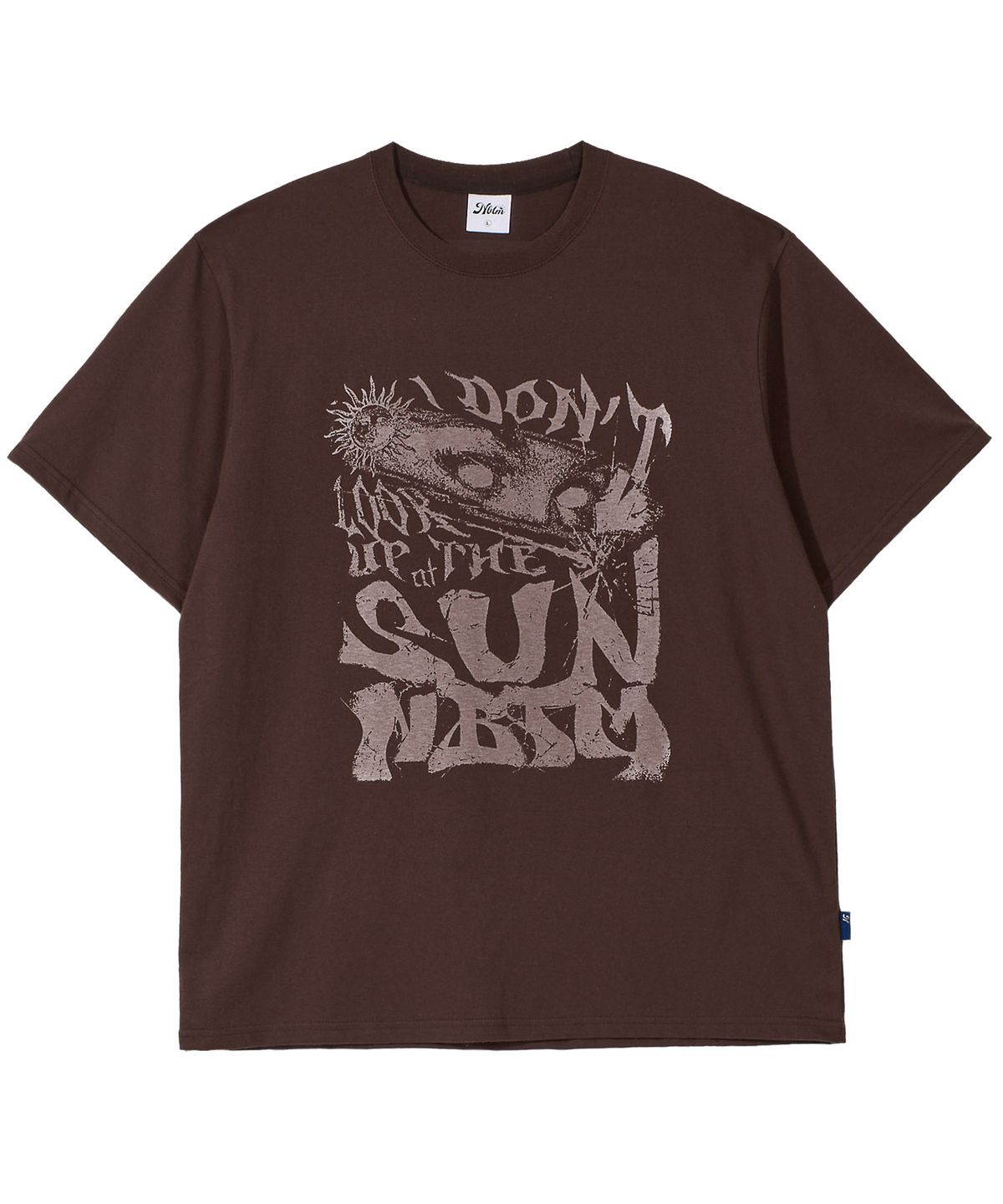 낫띵이즈베럴댄미(NOTHINGISBETTERTHANME) SUN ARTWORK TEE_brown