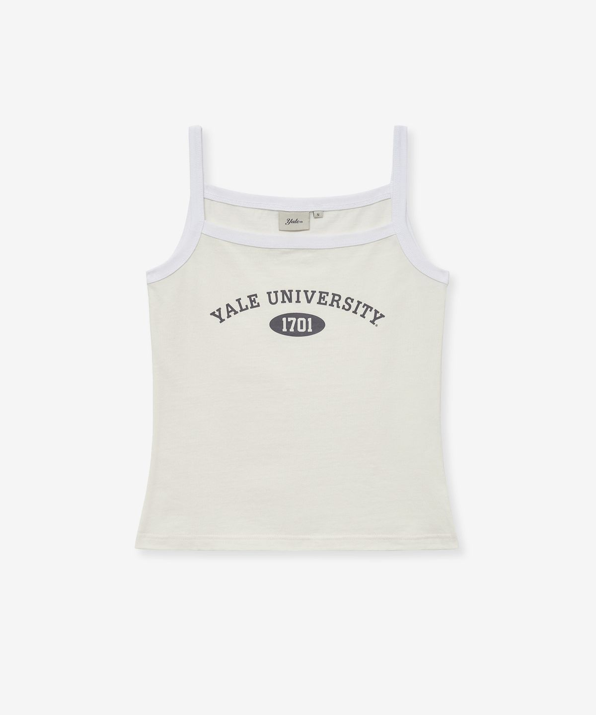 예일(YALE) 우먼즈 1701 로고 스포츠 탱크탑_아이보리