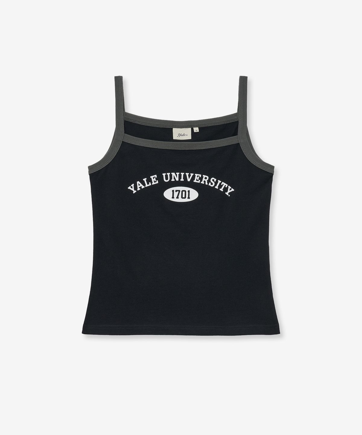 예일(YALE) 우먼즈 1701 로고 스포츠 탱크탑_블랙