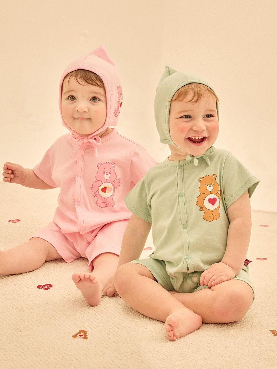 MUSINSA公式 | CAREBEARS ケアベアーズ オーガニック 半袖ベビー