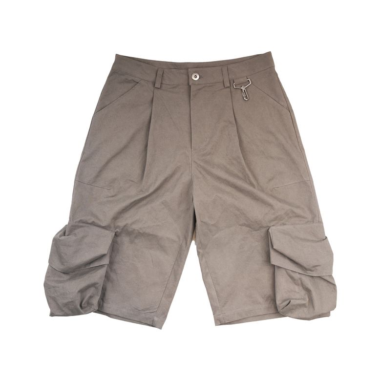 Extended Bermuda Pants (Khaki Beige)