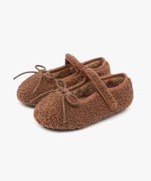 코지 플리스 여아 털 구두