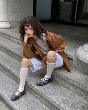 로마리 밴딩 플랫 스니커즈 FLOTFA1W12