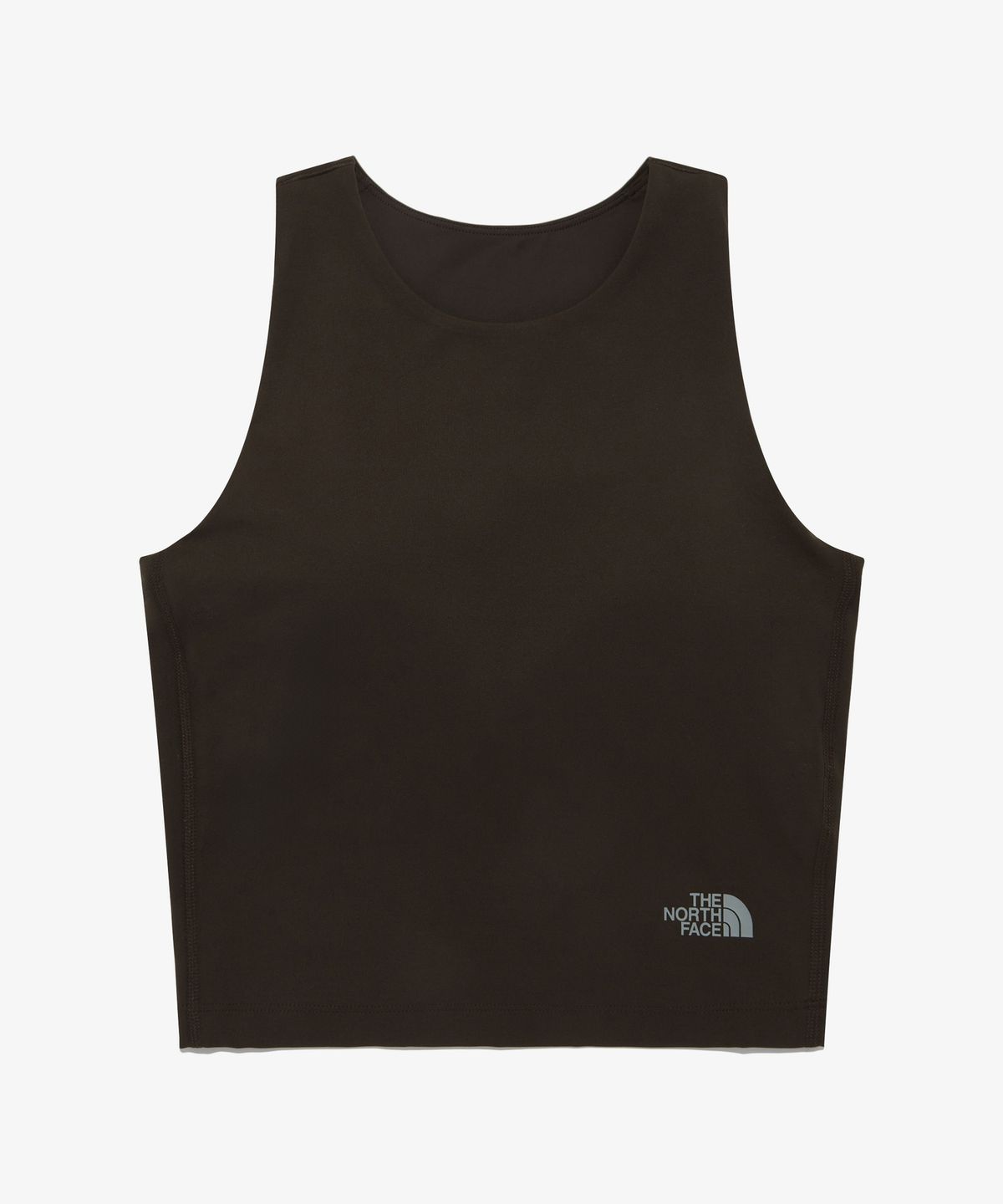 노스페이스(THE NORTH FACE) NU9ER36B 여성 스웨이 세미 크롭 티셔츠 CHOCOLATE