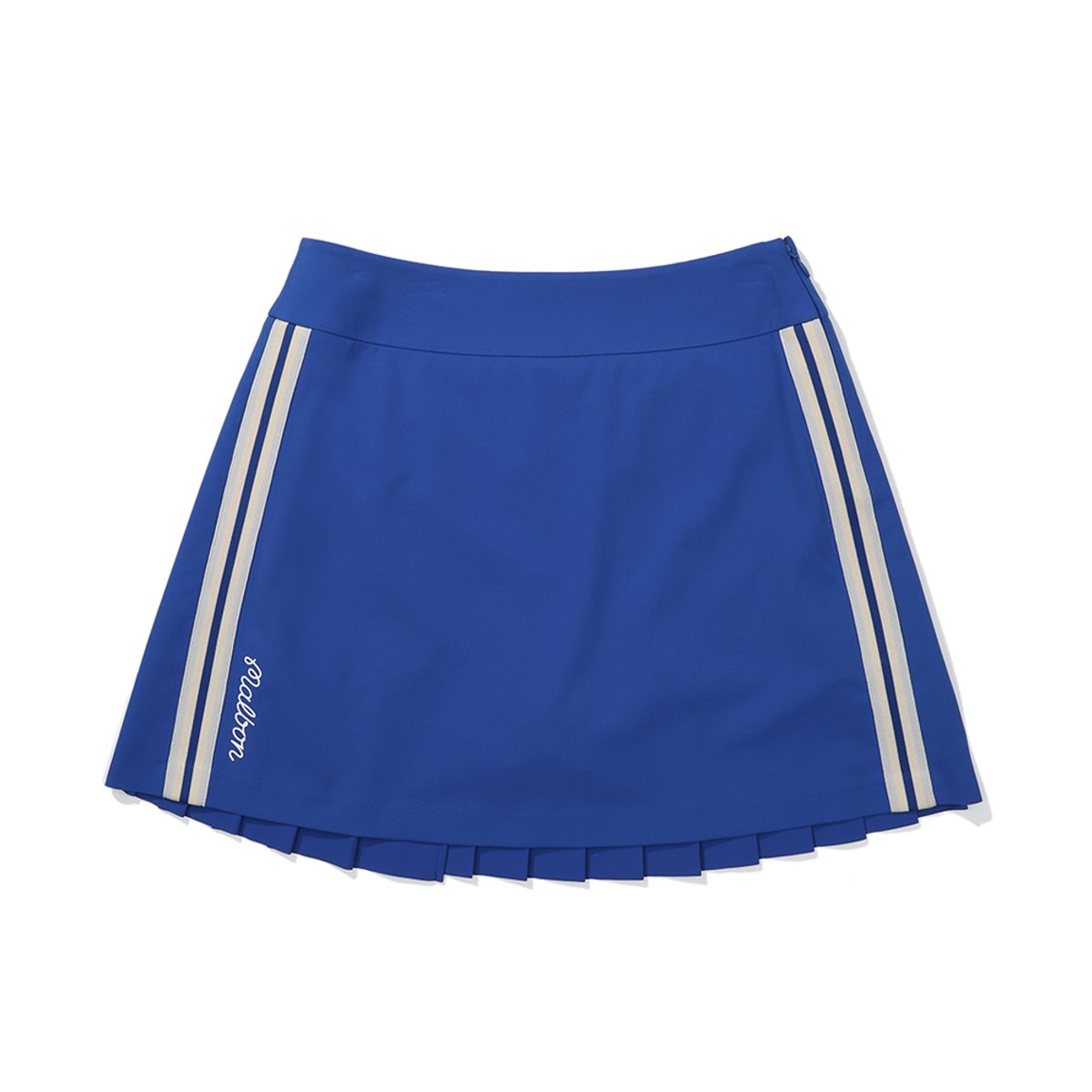 말본 골프(MALBON GOLF) 백 플리츠 스커트 BLUE (WOMAN)