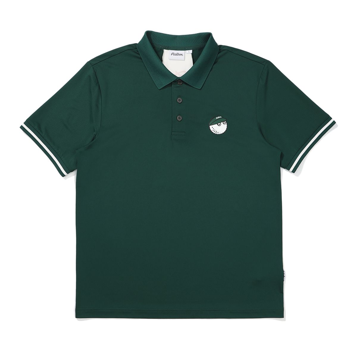 말본 골프(MALBON GOLF) 메쉬 믹스 퍼포먼스 폴로 티셔츠 GREEN (MAN)