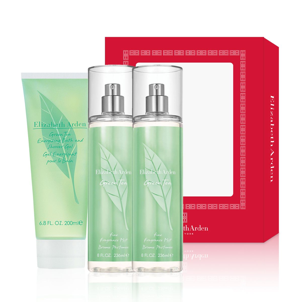 엘리자베스아덴(ELIZABETH ARDEN) [3PACK] 그린티 샤워젤 200ml + 바디미스트 236ml 2개