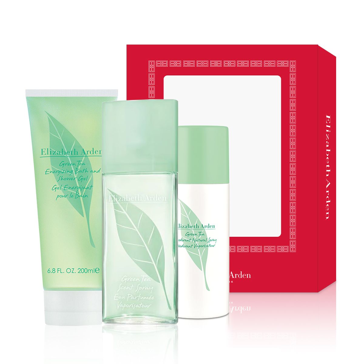 엘리자베스아덴(ELIZABETH ARDEN) [3PACK] 그린티 샤워젤 200ml + 데오도란트 150ml + 향수 100ml