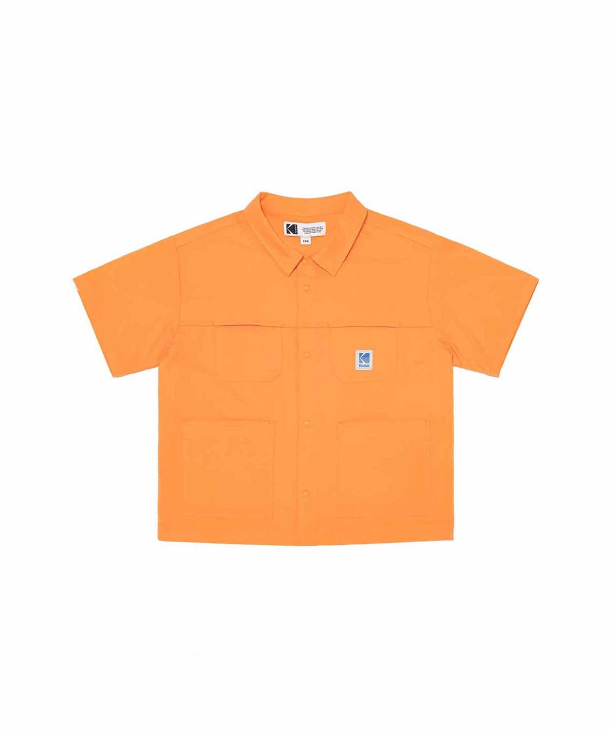 코닥 키즈(KODAK KIDS) 브리즈 카라 반팔 셔켓 키즈 ORANGE