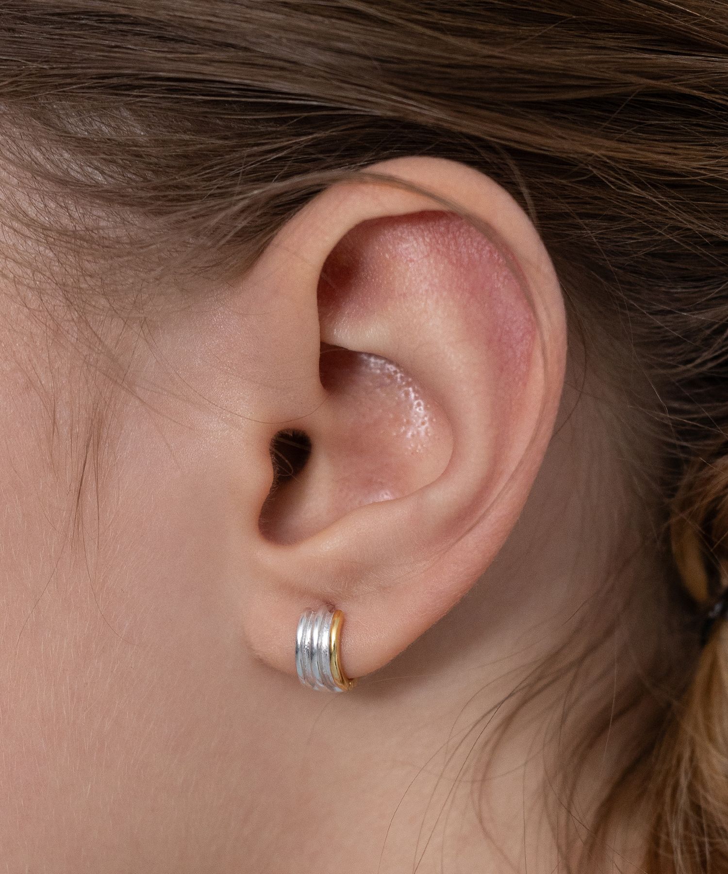 [TATIANA] 925Silver☆Pattern drop hoop Earrings Designer fashion, Seoul-fully created | W Concept