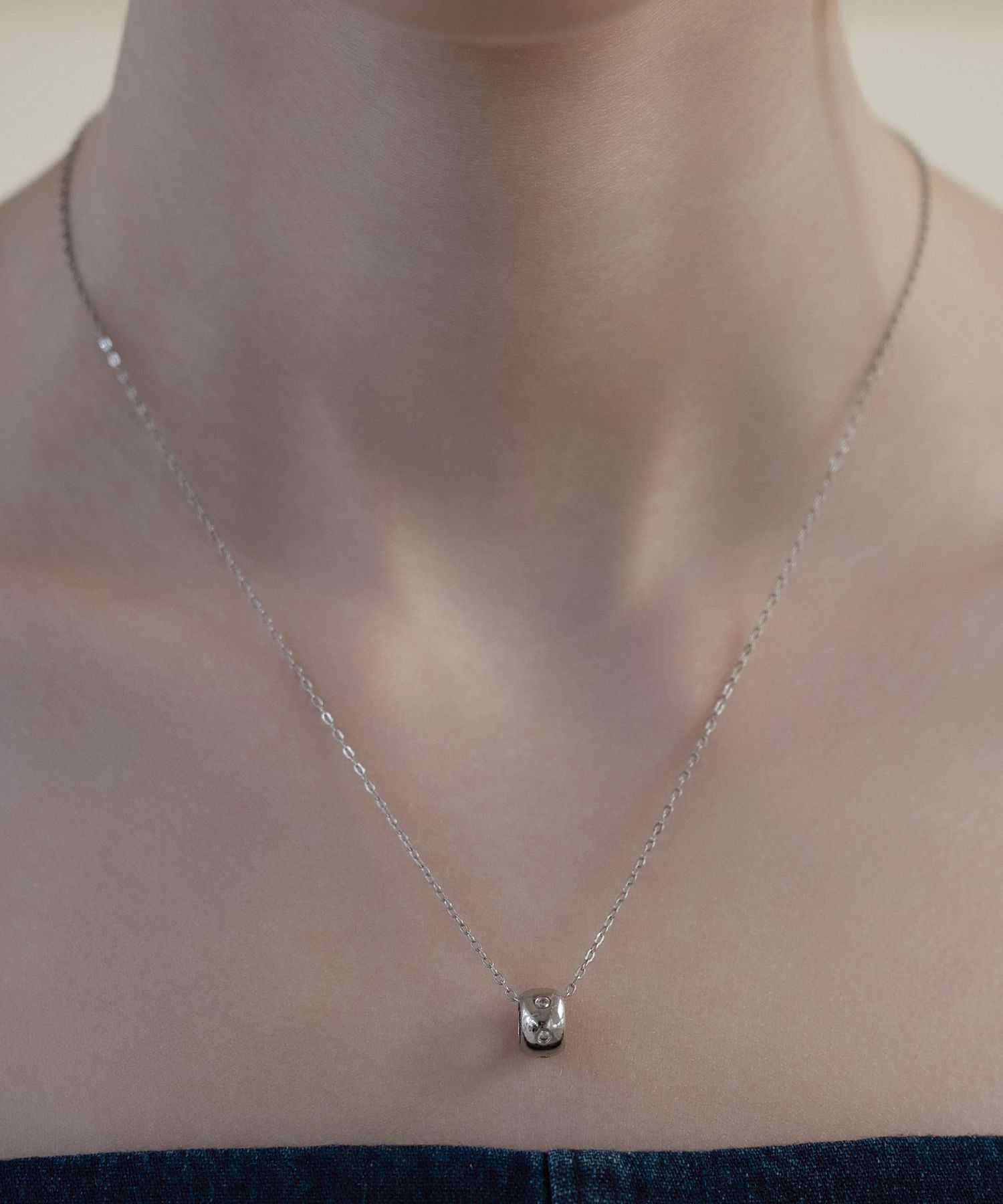 【TATIANA】(Silver925) Gleaming Rings Necklace 韓国発 韓国発【TATIANA】(Silver925) Gleaming Rings Necklace