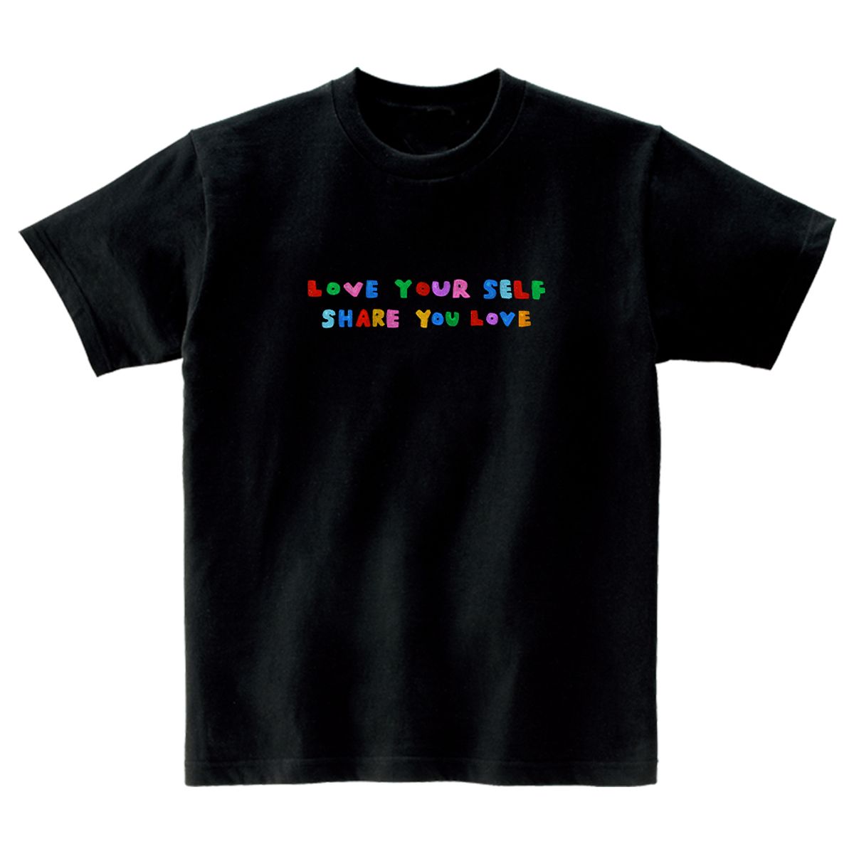 어썸어스(AWESOMEUS) LOVE YOUR SELF SHARE YOU LOVE T-SHIRTS_4COLOR