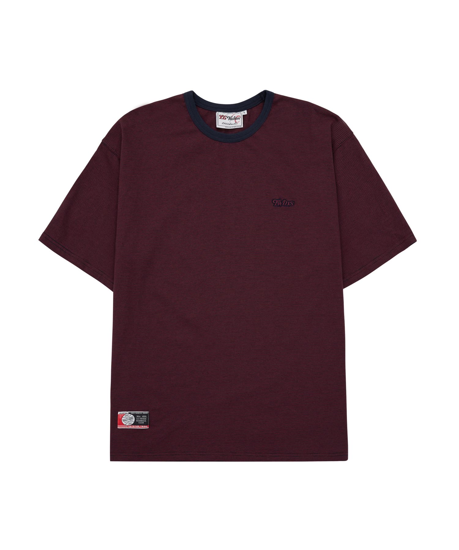 Tシャツ・カットソー 1993studio [LG Twins x 1993 Studio] 93 Big Stripe T-Shirt_Bl MUSINSA | 1993STUDIO [LG Twins x 1993 Studio] 93 Big Stripe