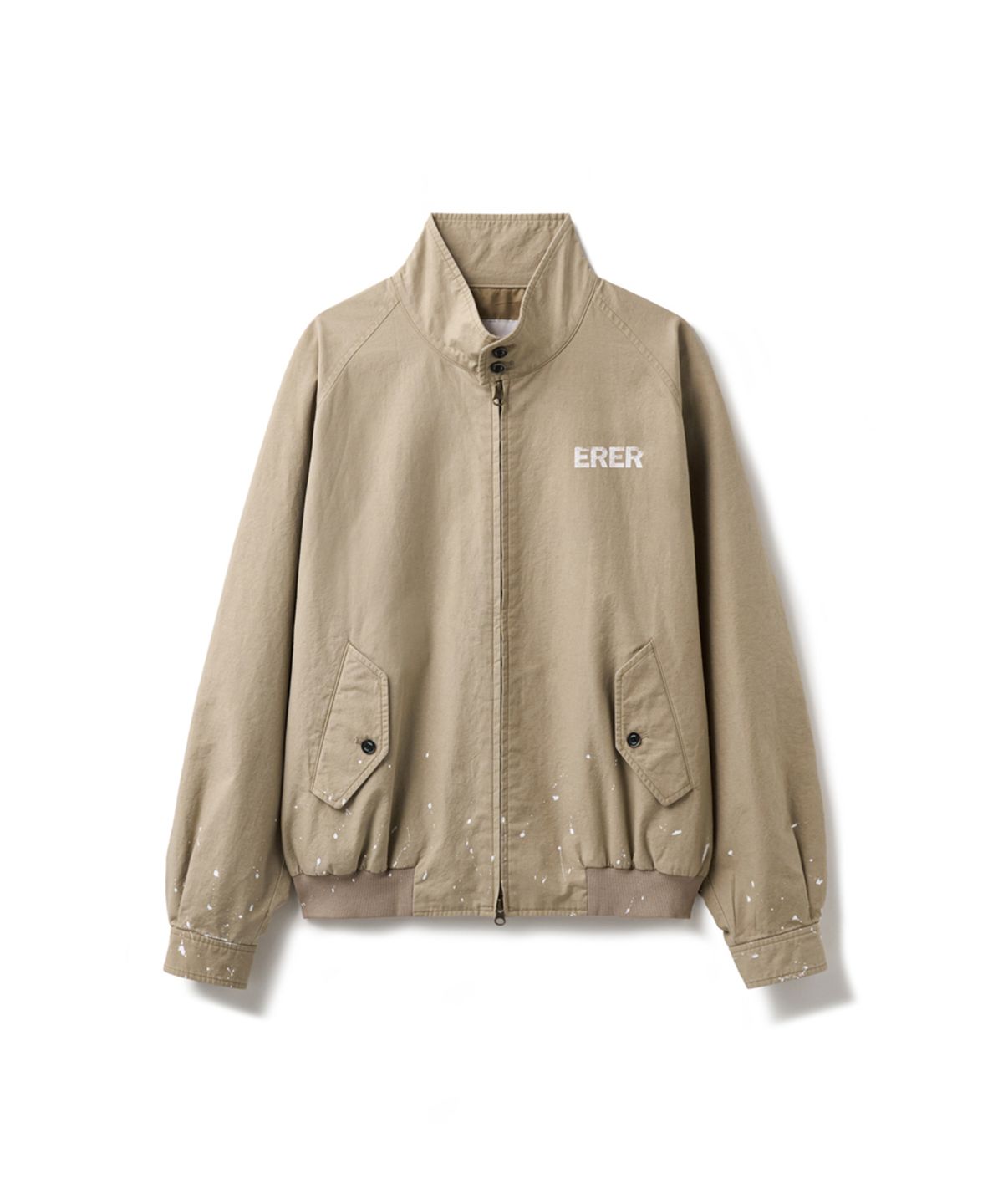 에르에르(ERER) [UN] Washed Painted Harrington Jacket Sand