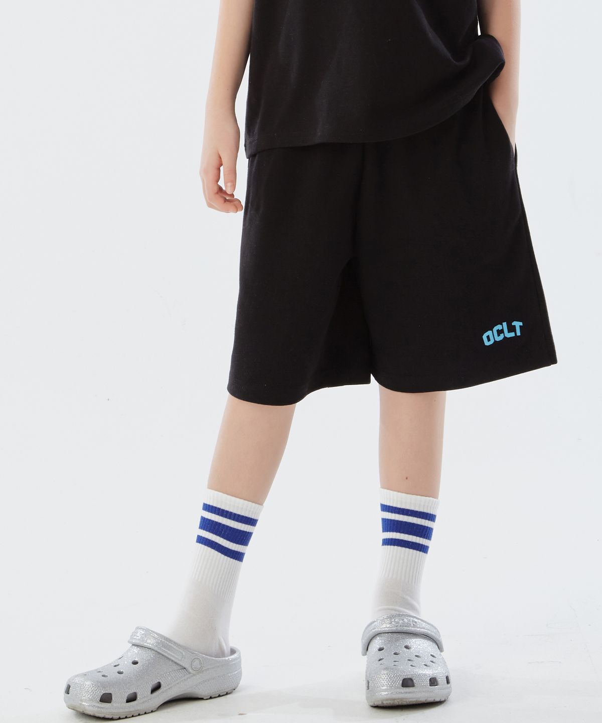 오실롯 주니어(OCELOT JUNIOR) D6 OCLT 하프팬츠 (블랙)