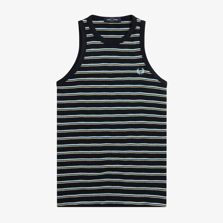 [Womens] 스트라이프 립 베스트 - 네이비 AFPF2519190-608