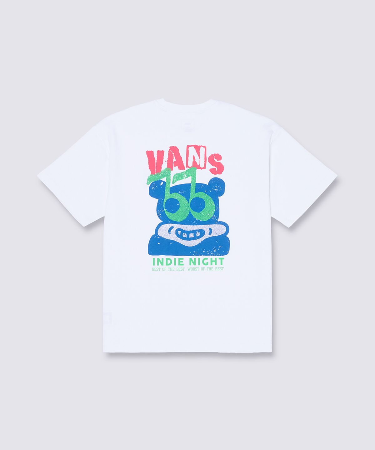반스(VANS) 인디 GFX 반소매 티셔츠 - 화이트 / VN000NMBWHT1