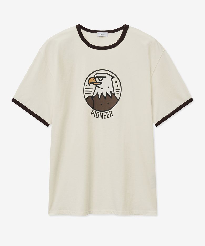 Pioneer Graphic Ringer T-Shirt (Brown) TNTS5E215W2