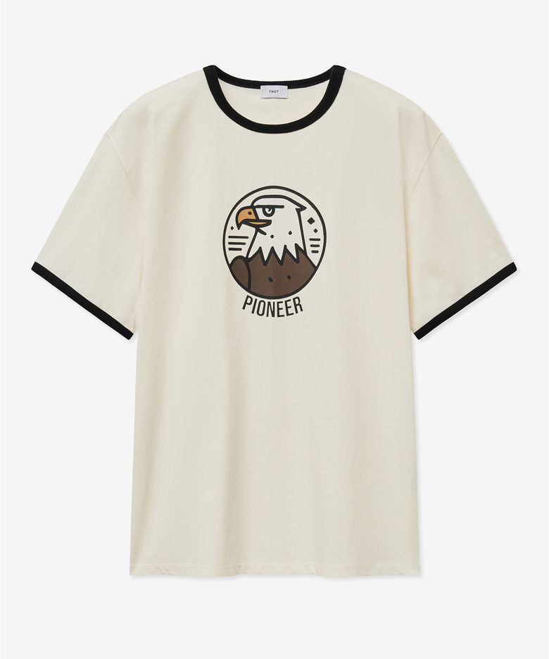 Pioneer Graphic Ringer T-Shirt (Black) TNTS5E215BK