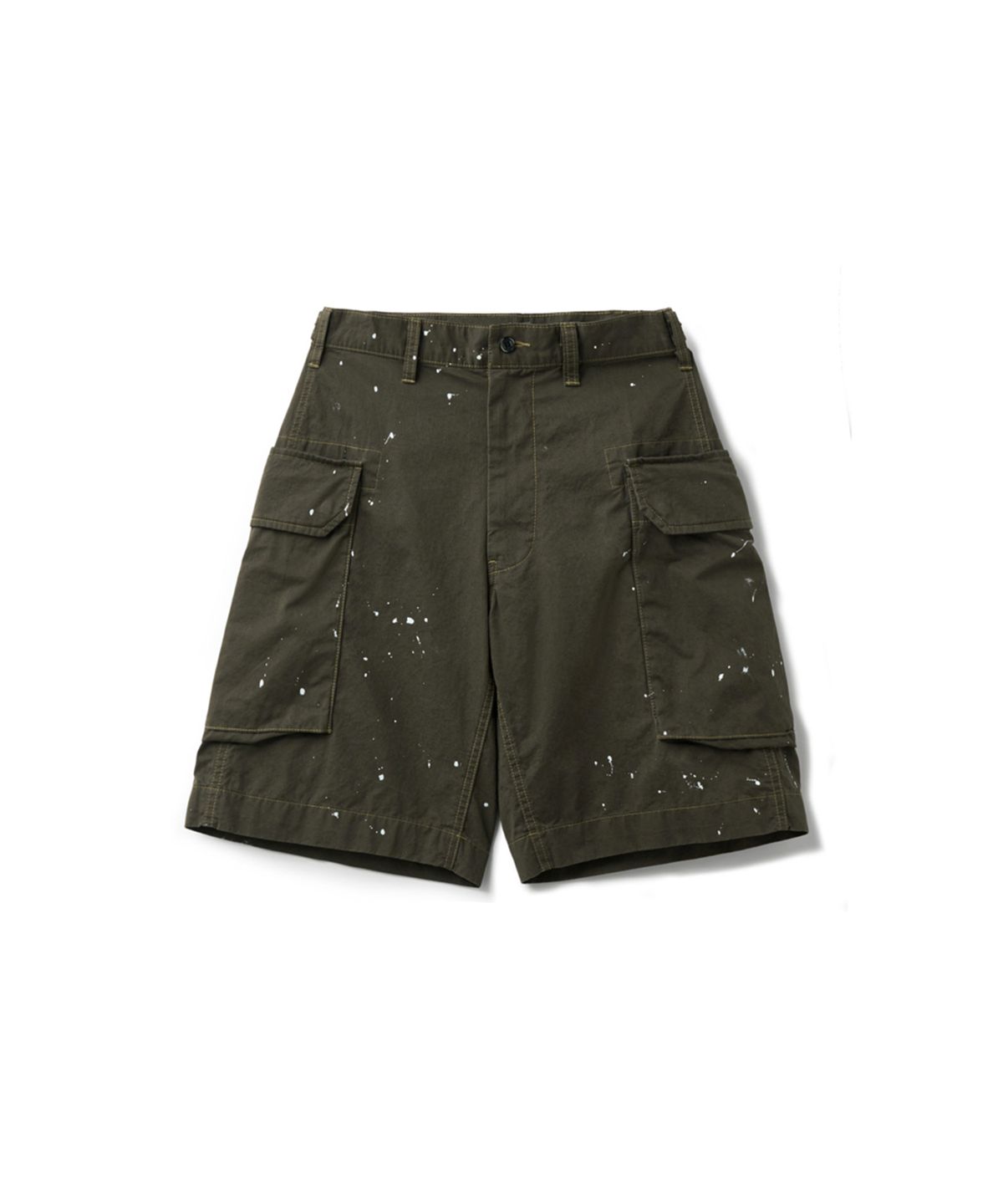 에르에르(ERER) [UN] Washed Painted Cargo Pants Brown
