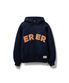 [UN] Mesh Applique Hoodie Zip-Up Navy