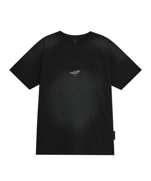 FEATHER BLUSH T-SHIRTS [BLACK]
